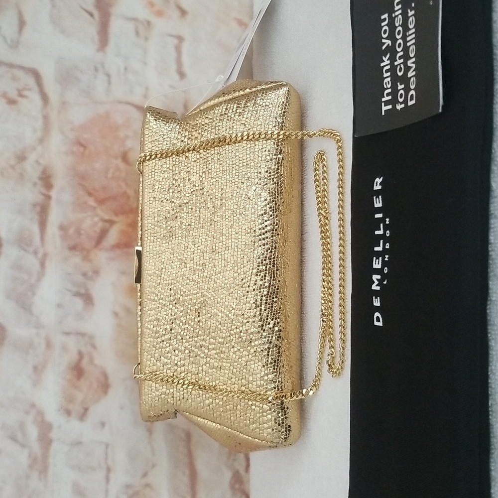 New DeMellier London Mini Cannes Leather Shoulder Bag